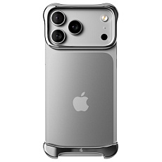 Arc Pulse hliníkový ochranný rám iPhone 17 Pro stříbrný