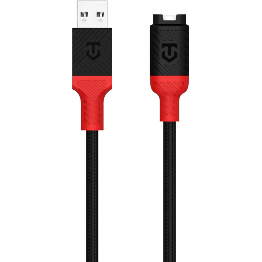 Tactical Recce 3:20 kabel pro Garmin USB-A Black/Red