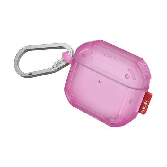 SKINARMA Mecha CE pouzdro pro AirPods 4 fuchsiové SKINARMA Mecha CE pouzdro pro AirPods 4 fuchsiové