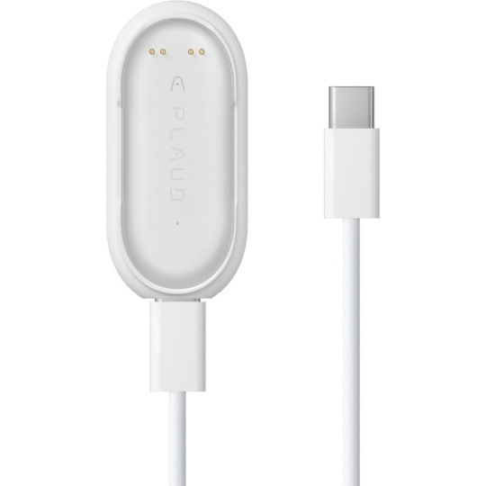 Plaud Note Pin Charging Kit nabíjecí kabel a dock bílý