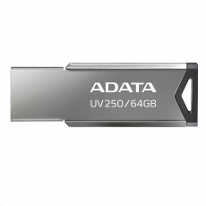 ADATA Flash Disk 64GB UV250, USB 2.0 Dash Drive, stříbrná ADATA Flash Disk 64GB UV250, USB 2.0 Dash Drive, stříbrná