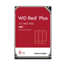 WD RED PLUS NAS WD60EFPX 6TB, SATA III 3.5", 256MB 5400RPM, 180MB/s, CMR