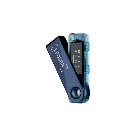 Ledger Nano S Plus krypto peněženka (Android/MacOS/Windows/Linux) Neptune Blue