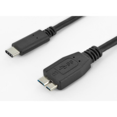 PremiumCord kabel USB C 3.1 - USB 3.0 Micro-B 1m