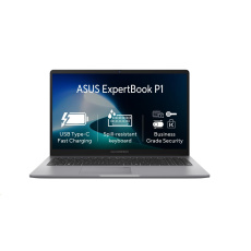 ASUS NTB ExpertBook P1 (P1503CVA-S70621), i3-1315U, 15,6" FHD, 8GB, 512GB SSD, UHD, No OS, Misty Grey ASUS NTB ExpertBook P1 (P1503CVA-S70621), i3-1315U, 15,6" FHD, 8GB, 512GB SSD, UHD, No OS, Misty Grey