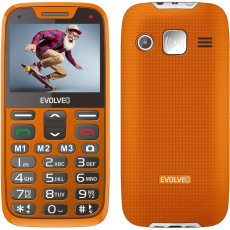 EVOLVEO EasyPhone XR mobilní telefon pro seniory s nabíjecím stojánkem oranžový EVOLVEO EasyPhone XR mobilní telefon pro seniory s nabíjecím stojánkem oranžový