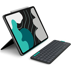 Logitech Flip Folio pro iPad Pro (M4, M5) a Air 11' (M2, M3, M4) US grafitové