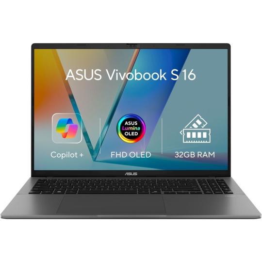 ASUS Vivobook S16 (M3607KA-OLED008W) šedý - záruka na 3 roky po registraci