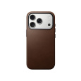 Nomad Traditional Leather Case MagSafe kožený kryt iPhone 17 Pro Brown