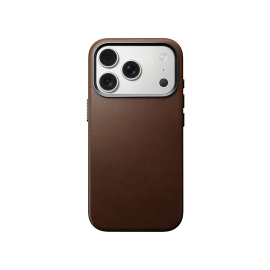 Nomad Traditional Leather Case MagSafe kožený kryt iPhone 17 Pro Brown