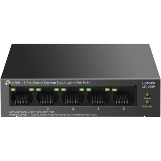 TP-Link LS105GP gigabitový switch