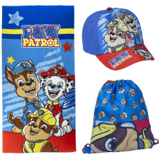 Dětská sada ručníku a kšiltovky Paw Patrol