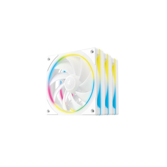 DEEPCOOL Ventilátor FL12 SE WH 3v1, 3x 120mm, ARGB, bílá
