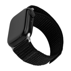 FIXED Nylon Sporty Strap řemínek Apple Watch Ultra 49mm, černý