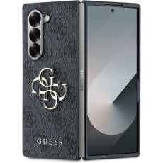 Guess PU 4G Metal Logo kryt Samsung Galaxy Z Fold 6 šedý