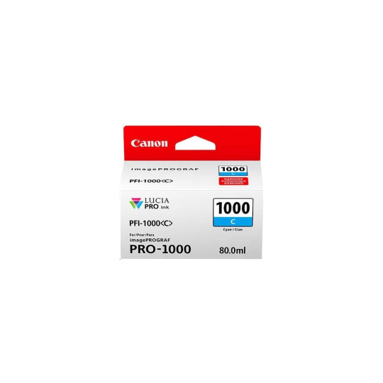 Canon PFI-1000C cartridge azurová