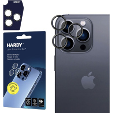 3mk Hardy Lens Protection Pro skla na fotoaparát Apple iPhone 16 Pro /16 Pro Max titanově šedá