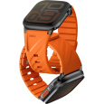 UNIQ Fluo Magnetický řemínek pro Apple Watch (49-40mm) Volt Orange