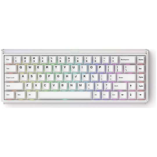 Akko RAY68 HE Akko AstroAim herní klávesnice (US) bílá