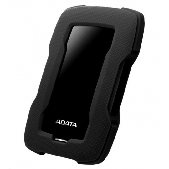 ADATA Externí HDD 1TB USB 3.1 HD330, BLACK COLOR BOX, černý (gumový, nárazu odolný)