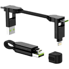 Rolling Square inCharge X 6v1 napájecí kabel 100W 0,14m černý