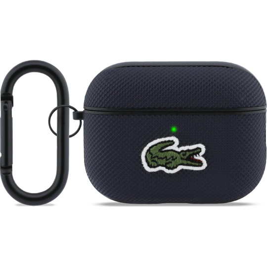 Lacoste Petit Pique Croc Logo Patch Pouzdro pro AirPods Pro 3 modré Lacoste Petit Pique Croc Logo Patch Pouzdro pro AirPods Pro 3 modré