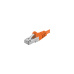 Premiumcord Patch kabel CAT 6a S-FTP RJ45-RJ45 AWG 26/7 1,5m oranžový