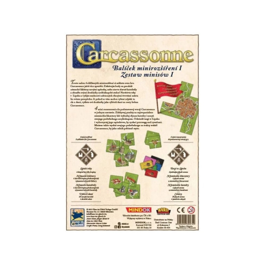 Carcassonne: Balíček minirozšíření I