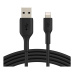 Belkin BOOST Charge Lightning/USB-A kabel, 2m, černý