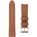 FIXED Leather Strap kožený řemínek s šířkou 20mm pro smartwatch hnědý
