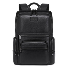 MyBalo Matterhorn kožený business batoh na notebook černý