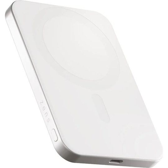 ZENS Pro 1 MagSafe/Qi2 slim powerbanka (5000 mAh), 15 W, USB-C, bílá