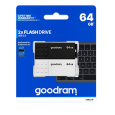 GOODRAM Flash Disk 2x64GB UME2, USB 2.0, bílá, černá