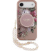 Guess IML Flowers Strap MagSafe kryt iPhone Air růžový