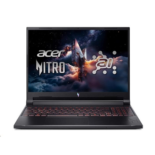 ACER NTB Nitro V 16S (ANV16S-71-9375),Core 9 270H,16"WQXGA,32GB,1TB SSD,RTX 5070,Linux,Black