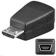 PREMIUMCORD Redukce USB 2.0 A - Micro B, kabel 20cm (F/M) 