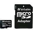 VERBATIM MicroSDHC Premium karta 32GB + SD adaptér