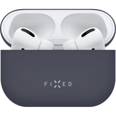 FIXED Silky ultratenké silikonové pouzdro Apple Airpods Pro modré