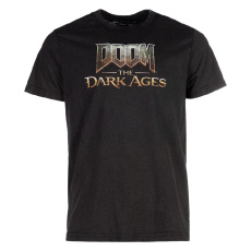 Tričko DOOM: The Dark Ages - Washed Out Logo S