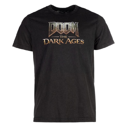 Tričko DOOM: The Dark Ages - Washed Out Logo S