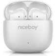 Niceboy Beans 4 POP Arctic bezdrátová sluchátka bílá
