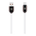 OBAL:ME Sleek USB-A/USB-C kabel bílý
