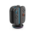iPega SW2051 Nabíjecí Stanice s RGB pro JoyCon Ovladače Nintendo Switch 2 černá