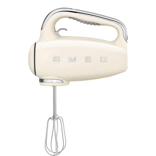 Smeg HMF01CREU ruční mixér, 250 W, 9 programů, časovač, turbo, elektronický tempomat, krémový