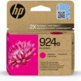 HP 924e EvoMore Magenta originální kazeta s inkoustem purpurová