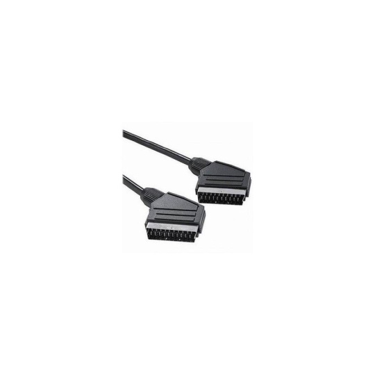 PremiumCord SCART/SCART kabel 1m černý
