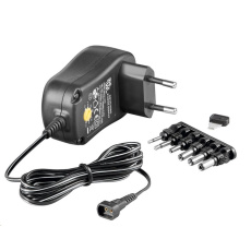 Goobay Univerzální napájecí adaptér 230V/3-12V stejnosměrný 1000mA Goobay Univerzální napájecí adaptér 230V/3-12V stejnosměrný 1000mA