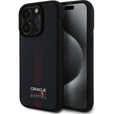 Oracle Red Bull Racing Carbon Powerbar MagSafe kryt iPhone 14 Pro černý