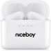 Niceboy HIVE Podsie 4 bezdrátová sluchátka bílá