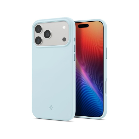 Spigen Silicone Fit MagSafe kryt iPhone 17 Pro Max mute blue
